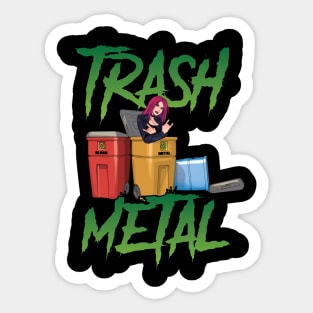 TrashMetal Sticker